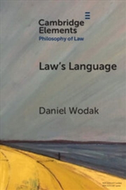 Buy Law’S Language : Meaning And Normativity