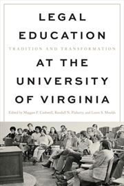 Buy Legal Education at the University of Virginia