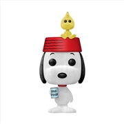 Buy Peanuts - Snoopy with Woodstock Flocked Pop! Vinyl [RS]