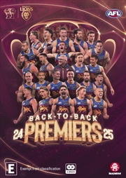 Buy AFL - Brisbane Lions Back-To-Back Premiers 2024 and 2025