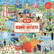 Buy The Story of Iconic Artists-  A 500 Piece Art History Jigsaw Puzzle By Andrew Rae