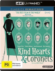 Buy Kind Hearts And Coronets | UHD - Classics Remastered