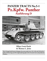 Buy Panzer Tracts No.5-1: Pz.Kpfw. Panther Ausfuhrung D