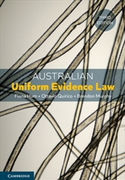 Buy Australian Uniform Evidence Law