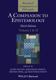 Buy A Companion To Epistemology, 2 Volume Set