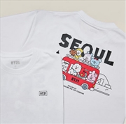 Buy Bt21 - Seoul Edition Short Sleeve T-Shirt White - M