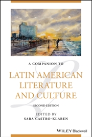 Buy A Companion To Latin American Literature And Culture