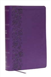 Buy Kjv Giant Print End-Of-Verse Reference Bible, Purple Leathersoft, Red Letter, Comfort Print