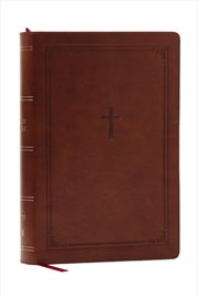 Buy Nkjv Giant Print End-Of-Verse Reference Bible, Brown Leathersoft, Red Letter, Comfort Print : Holy B
