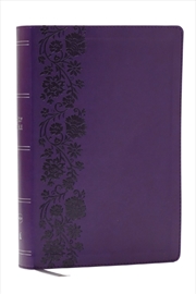 Buy Nkjv Giant Print End-Of-Verse Reference Bible, Purple Leathersoft, Red Letter, Comfort Print : Holy