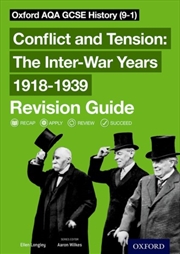 Buy Oxford Aqa Gcse History: Conflict And Tension: The Inter-War Years 1918-1939 Revision Guide (9-1)