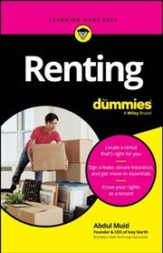 Buy Renting For Dummies