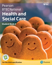 Buy Btec National Health And Social Care Student Book 2 : For The 2016 Specifications