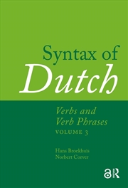 Buy Syntax Of Dutch : Verbs And Verb Phrases. Volume 3