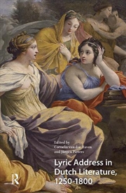 Buy Lyric Address In Dutch Literature, 1250-1800