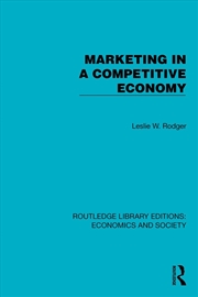 Buy Marketing In A Competitive Eco