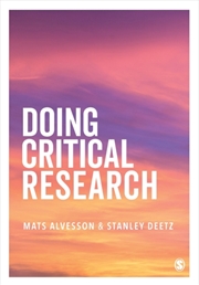 Buy Doing Critical Research