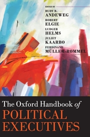 Buy Oxford Handbook Of Political Executives