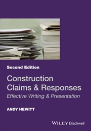 Buy Construction Claims And Responses