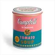 Buy Andy Warhol Soup Can Crayons & Sharpener