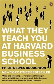 Buy What They Teach You/Harvard Business Sch