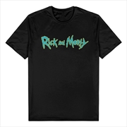 Buy Rick & Morty Rick & Morty Logo Tee - M