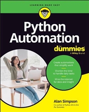 Buy Python Automation For Dummies