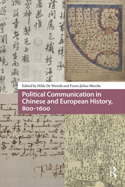 Buy Political Communication In Chinese And European History, 800-1600