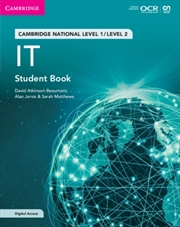 Buy Cambridge National In It Student Book With Digital Access (2 Years) : Level 1/Level 2