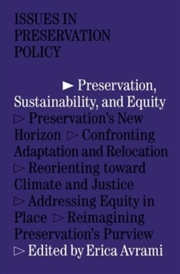 Buy Preservation, Sustainability, And Equity