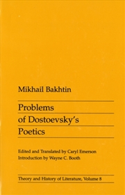 Buy Problems Of Dostoevsky's Poetics