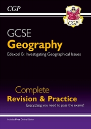 Buy Gcse Geography Edexcel B Complete Revision & Practice Includes Online Edition