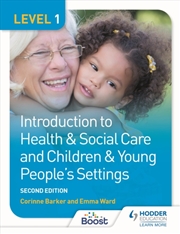 Buy Level 1 Introduction To Health & Social Care And Children & Young People's Settings, Second Edition