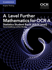 Buy A Level Further Mathematics For Ocr A Statistics Student Book (As/A Level)