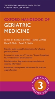 Buy Oxford Handbook Of Geriatric Medicine