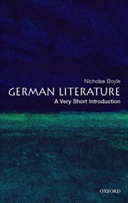 Buy German Literature : A Very Short Introduction