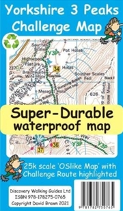 Buy Yorkshire 3 Peaks Challenge Map And Guide