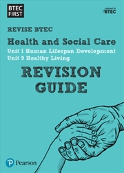 Buy Pearson Revise Btec First In Health And Social Care Revision Guide Inc Online Edition - For 2026, 20