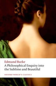 Buy A Philosophical Enquiry Into The Origin Of Our Ideas Of The Sublime And The Beautiful