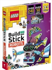 Buy Lego Books: Build And Stick: Robots