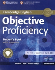 Buy Objective Proficiency Student's Book With Answers With Downloadable Software