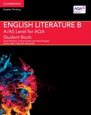 Buy A/As Level English Literature B For Aqa Student Book