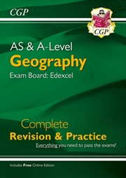 Buy New A-Level And As Geography: Edexcel Complete Revision & Practice (With Online Edition)
