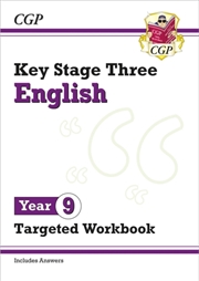 Buy Ks3 Year 9 English Targeted Workbook (With Answers)