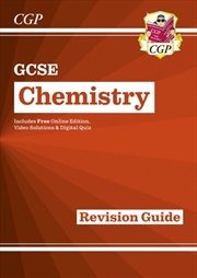 Buy Gcse Chemistry Revision Guide Includes Online Edition, Videos & Quizzes