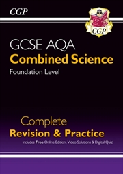 Buy New Gcse Combined Science Aqa Foundation Complete Revision & Practice With Cgp Revisionhub