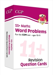 Buy 11+ Cem Revision Question Cards: Maths Word Problems - Ages 10-11