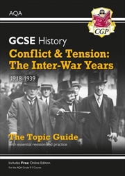 Buy Gcse History Aqa Topic Revision Guide - Conflict And Tension: The Inter-War Years, 1918-1939