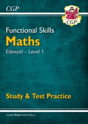 Buy Functional Skills Maths: Edexcel Level 1 - Study & Test Practice