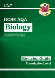 Buy New Gcse Biology Aqa Foundation Revision Guide With Cgp Revisionhub